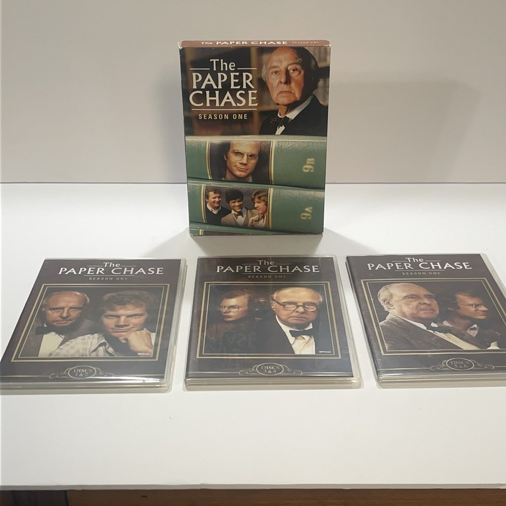 The Paper Chase Season One 1 DVD Shout Factory John Houseman 6 Disc OUT OF PRINT